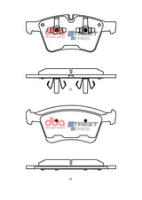 Ss Street Series Brake Pads Mercedes-Benz GL500 X164 2006-2013 Front DB2050SS - DBA | Universal Auto Spares
