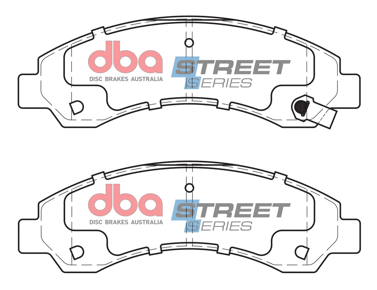 Ss Street Series Brake Pads Great Wall 2009-2014 Front DB2061SS - DBA