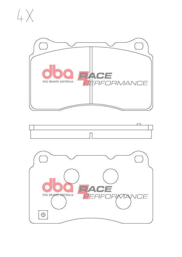 Race Brake Pads Alfa Honda Maserati Volvo Front DB2067RP - DBA