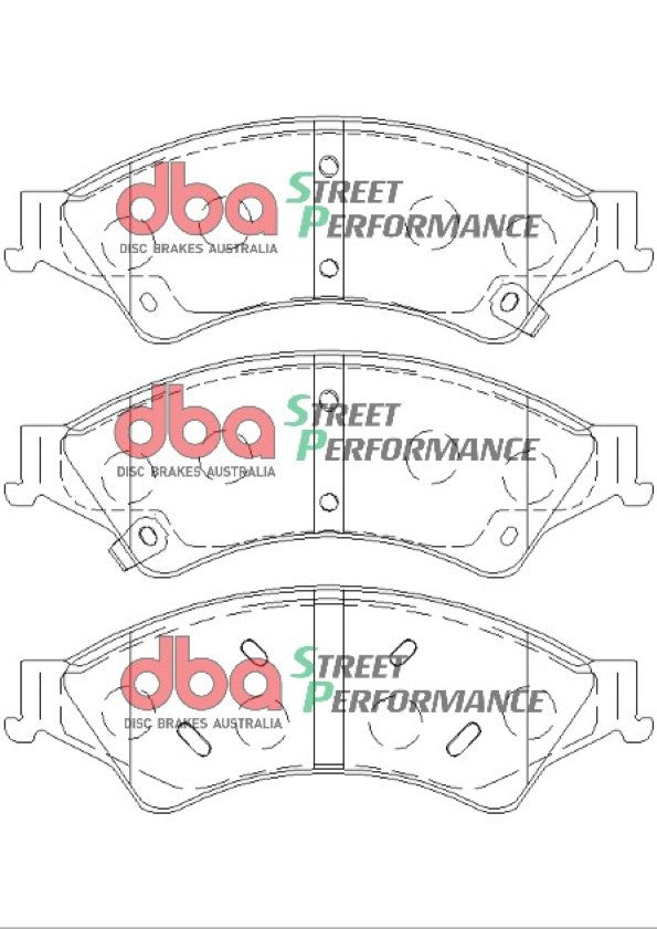 Sp Performance Brake Pads Ford Ranger Mazda BT50 2018 2023 Front DB2074SP - DBA