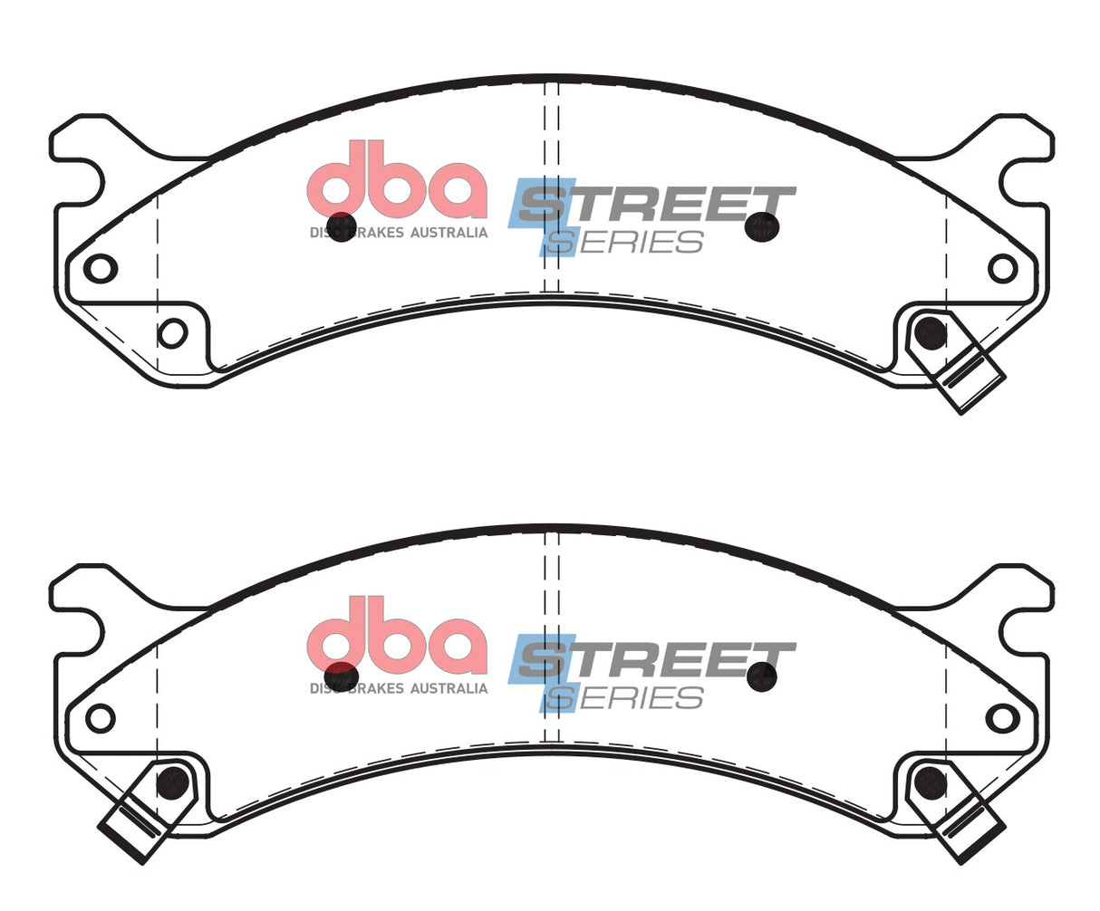 Ss Street Series Brake Pads Gmc Sierra 2500 Hd 2000 2005 Front DB2098SS - DBA