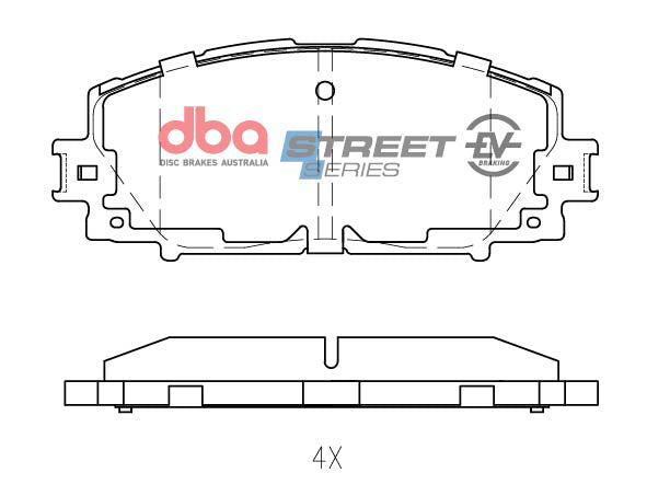 Ssev Street Series Brake Pads Toyota Aqua Hybrid 2011 On/Corolla Hybrid 2019 On/Vitz Hybrid 2017 On/Lexus Front DB2159SSEV - DBA