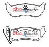 Ss Street Series Brake Pads Jeep CHEROKEE/2002-2008 Rear DB2163SS - DBA | Universal Auto Spares