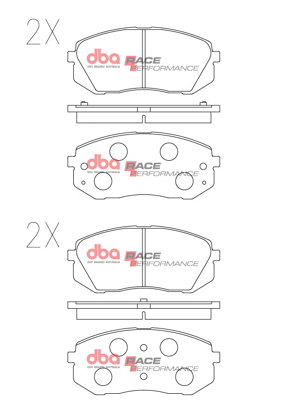 Race Brake Pads Hyundai N & N Line Range Mando Caliper. Front DB2174RP - DBA
