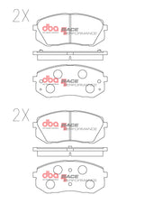 Race Brake Pads Hyundai N & N Line Range Mando Caliper. Front DB2174RP - DBA | Universal Auto Spares