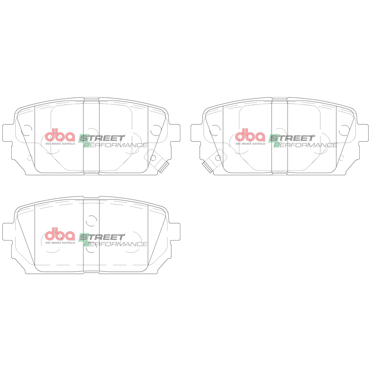 Sp Street Performances Brake Pads Hyundai I45 IX35/KIA RONDO/2009-> Rear DB2175SP - DBA