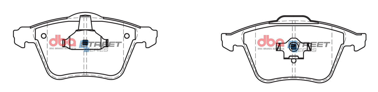 Ss Street Series Brake Pads Ford/Mazda 2006 2013 Front DB2176SS - DBA