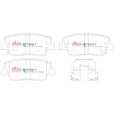 Sp Street Performance Brake Pads Hyundai/Kia 2009 2014 Rear DB2178SP - DBA | Universal Auto Spares