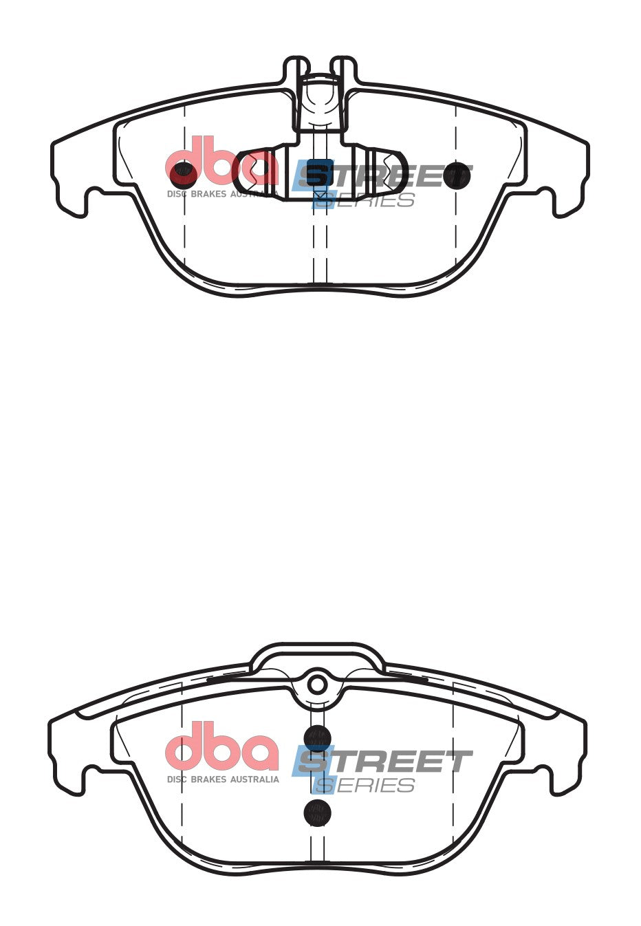 Ss Street Series Brake Pads Mercedes 2007 On Rear DB2182SS - DBA