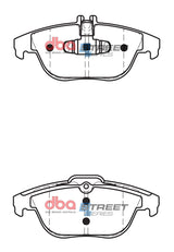 Ss Street Series Brake Pads Mercedes 2007 On Rear DB2182SS - DBA | Universal Auto Spares