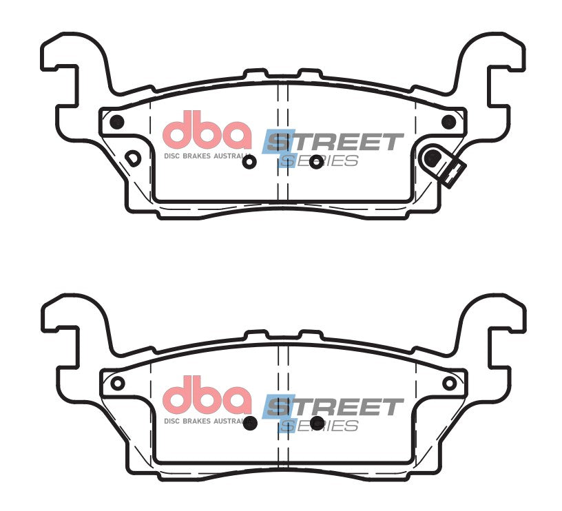 Ss Street Series Brake Pads Hummer 2006 2008 Rear DB2189SS - DBA