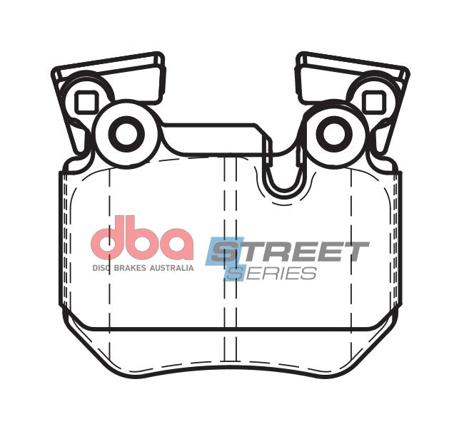 Ss Street Series Brake Pads Bmw 1 & 3 Series 2004 2013 Rear(suits Wear Sensor DBAWS1045 DBAWS1052 ) DB2196SS - DBA