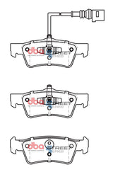 Ss Street Series Brake Pads Volkswagon Multivan/Toureg/Transporter 2003 2015 Rear(suits Wear Sensor DBAWS1116 ) DB2201SS - DBA | Universal Auto Spares