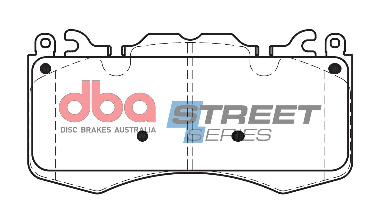 Ss Street Series Brake Pads Range Rover 2012 On Front(suits Wear Sensor DBAWS1080 DBAWS1085 ) DB2204SS - DBA
