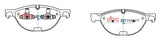 Ss Street Series Brake Pads Bmw X5/X6 2006 2019 Front(suits Wear Sensor DBAWS1060 DBAWS1061 DBAWS1072 DBAWS1073 DB2209SS - DBA | Universal Auto Spares
