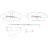 Sp Street Perfromance Brake Pads Mini Cooper S 2006 On Rear(suits Wear Sensor DBAWS1017 DBAWS1039 ) DB2214SP - DBA | Universal Auto Spares