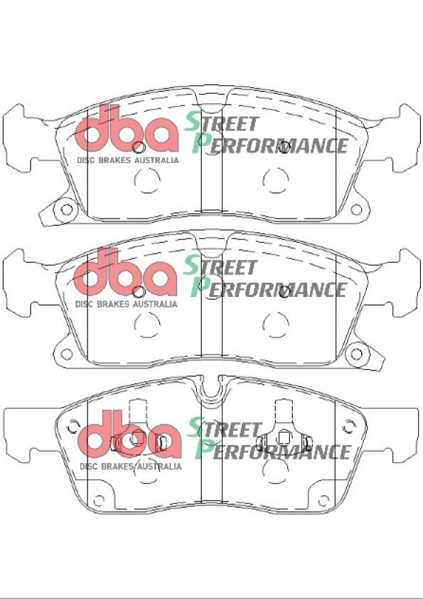 Sp Performance Brake Pads Jeep Grand Cherokee Wk Front(suits Wear Sensor DBAWS1108 ) DB2216SP - DBA