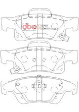 Xp Performance Brake Pads Jeep Grand Cherokee Wk Rear DB2217XP - DBA | Universal Auto Spares