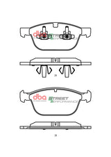 Sp Performance Brake PadsVolvo XC60 3.2L P3 2010 2015 Front DB2218SP - DBA | Universal Auto Spares