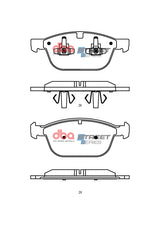 Ss Street Series Brake Pads Volvo XC60 3.2L P3 2010-2015 Front DB2218SS - DBA | Universal Auto Spares