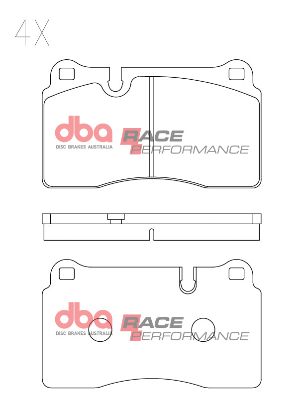 Rp Performance Brake Pads Chevrolet Corvette ZR1 2009 2010 Front & Rear DB2228RP - DBA