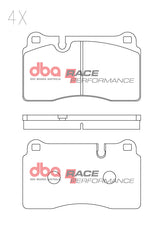 Rp Performance Brake Pads Chevrolet Corvette ZR1 2009 2010 Front & Rear DB2228RP - DBA | Universal Auto Spares