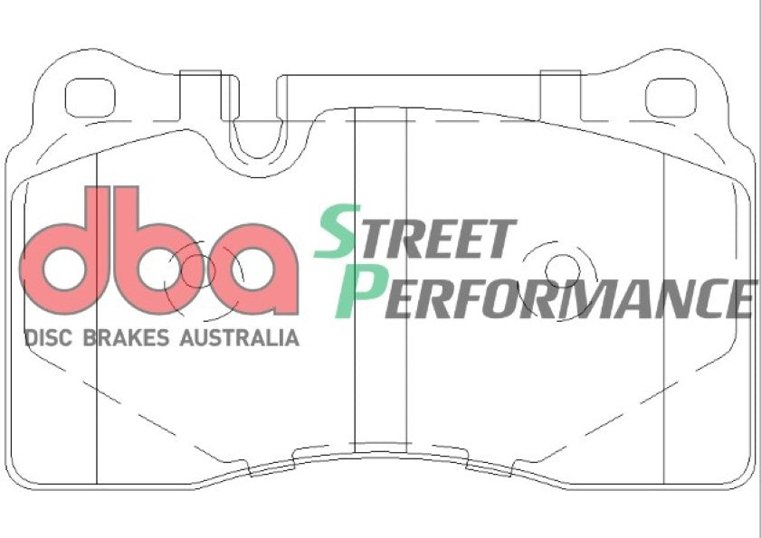 Sp Performance Brake Pads Volkswagen Touareg Front(suits Wear Sensor DBAWS1115 ) DB2228SP - DBA