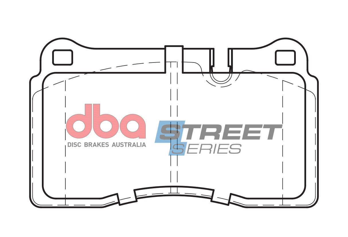 Ss Street Series Brake Pads Volkswagon Toureg 2003 2018 Front(suits Wear Sensor DBAWS1115 ) DB2228SS - DBA