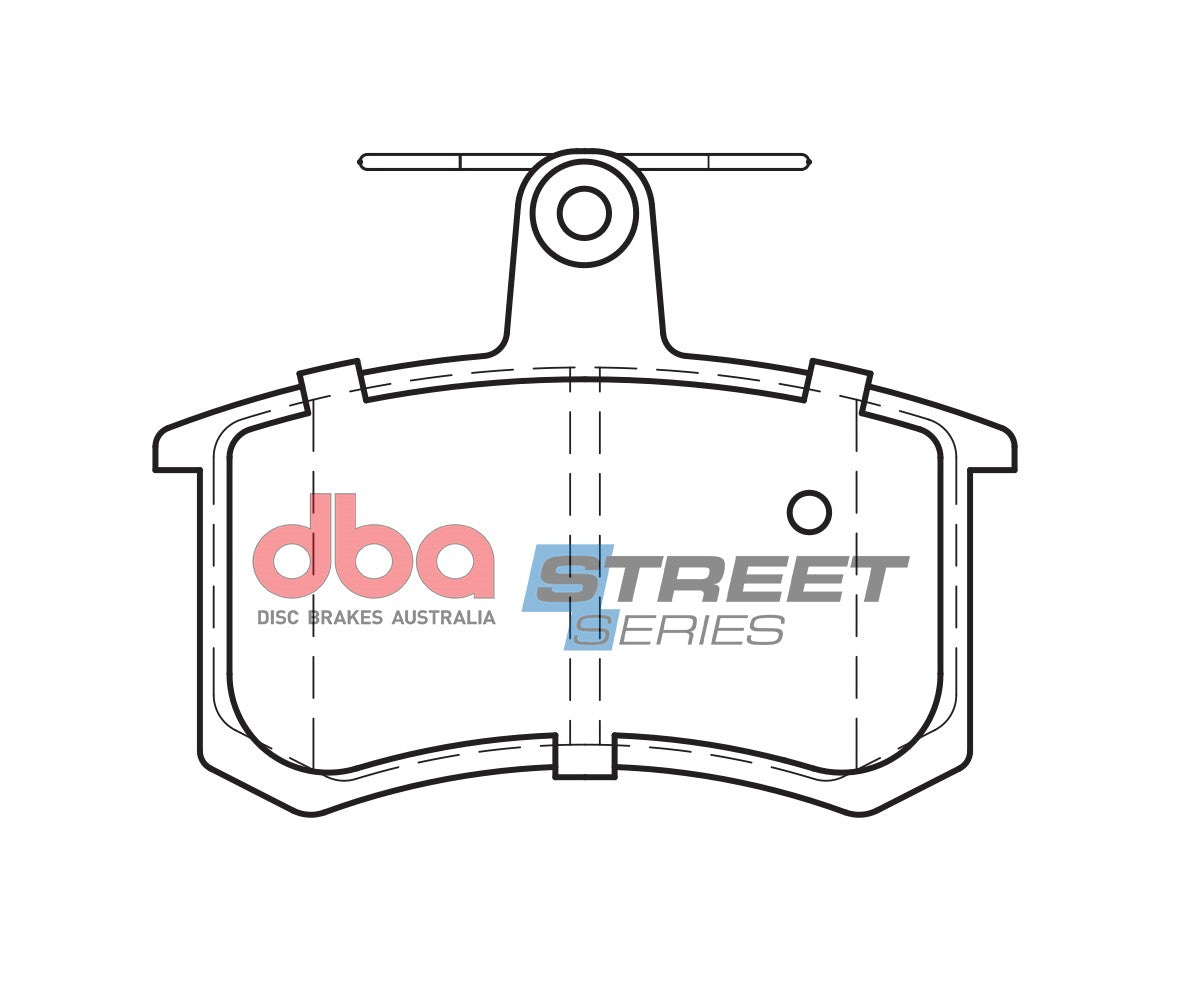Ss Street Series Brake Pads Alfa/Audi/Fiat/Chery J11 2007 2011 Rear DB222SS - DBA
