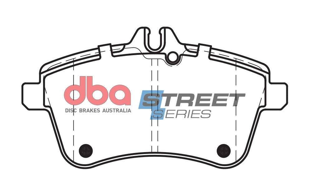 Ss Street Series Brake Pads Mercedes-Benz A & B Class 2004 2012 Front(suits Wear Sensor DBAWS1109 ) DB2233SS - DBA