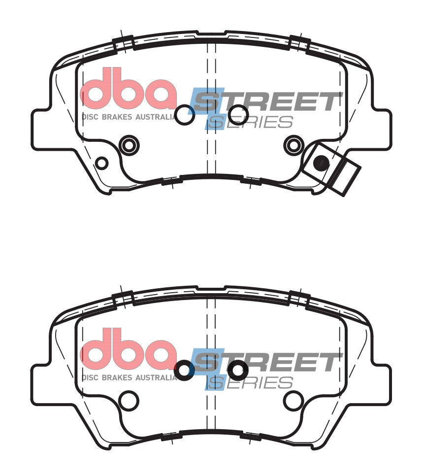 Ss Street Series Brake Pads Kia Cerato Rondo/Hyundai Elantra I30 VELOSTER/2011-> Front DB2240SS - DBA