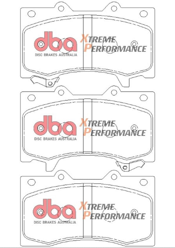 Xp Performance Brake Pads Nissan Patrol Y62 2010-13 Front DB2242XP - DBA