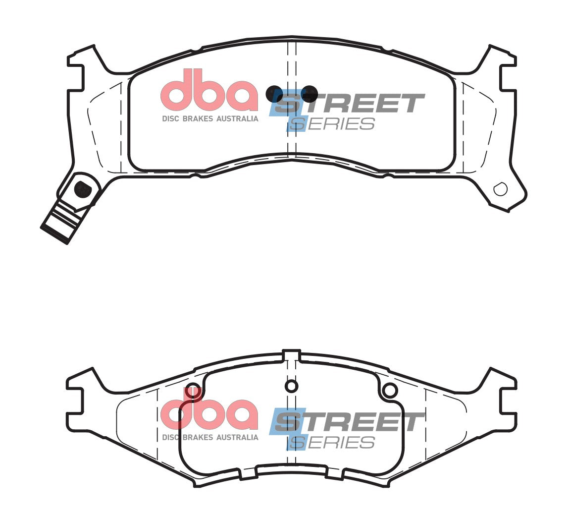Ss Street Series Brake Pads Kia Sportage 1996 1999 Front DB2248SS - DBA