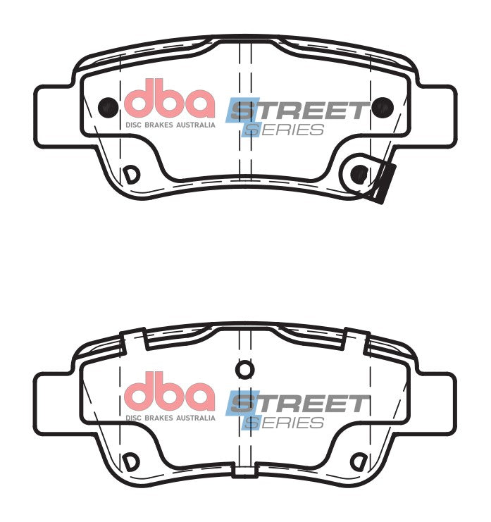 Ss Street Series Brake Pads Honda Crv 2007 On Rear DB2256SS - DBA