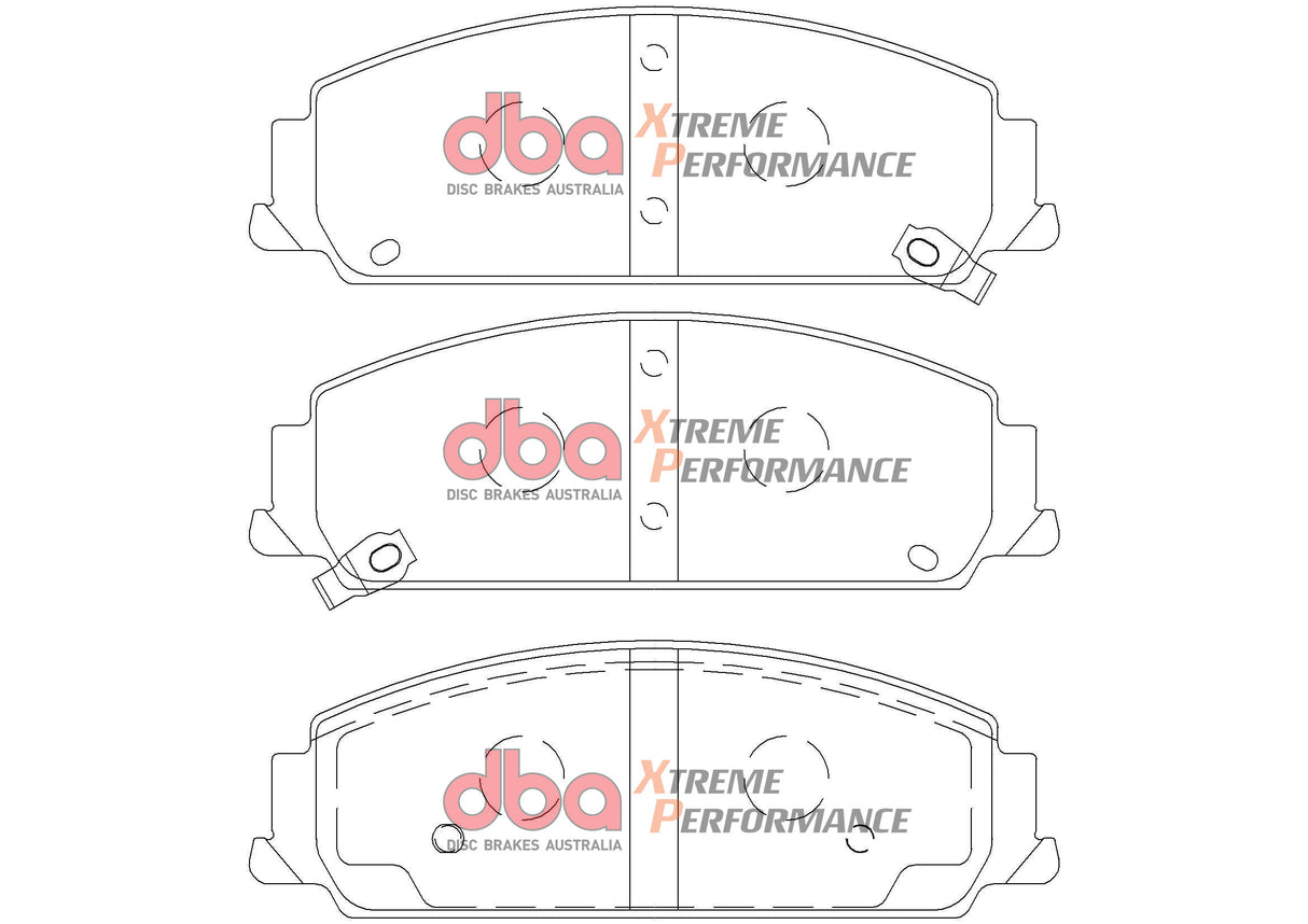 Xp Performance Brake Pads Holden Commodore Vf 2013-2017 Pbr Front DB2266XP - DBA