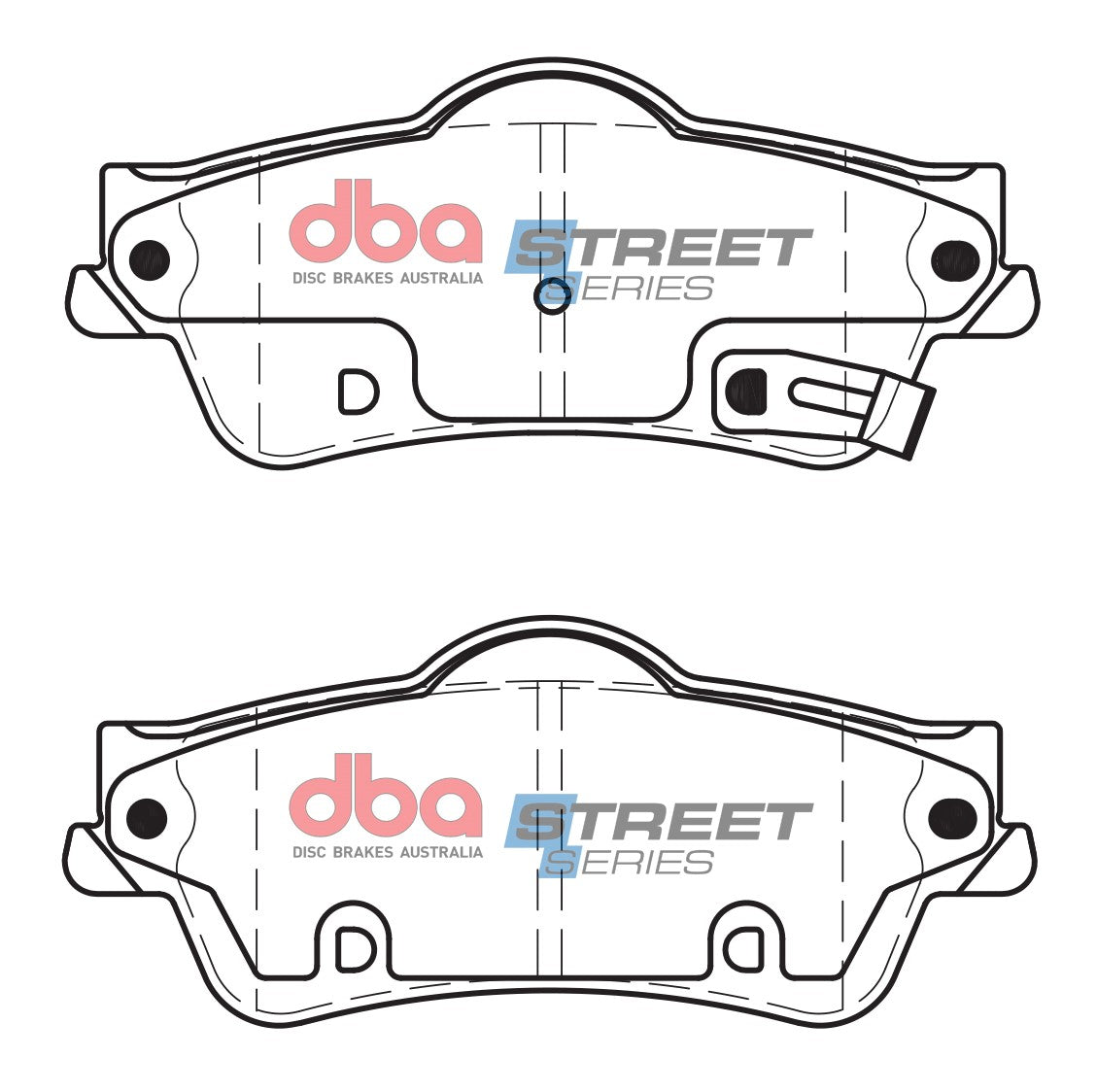 Ss Street Series Brake Pads Holden Commodore VF/2013-17 Rear DB2267SS - DBA