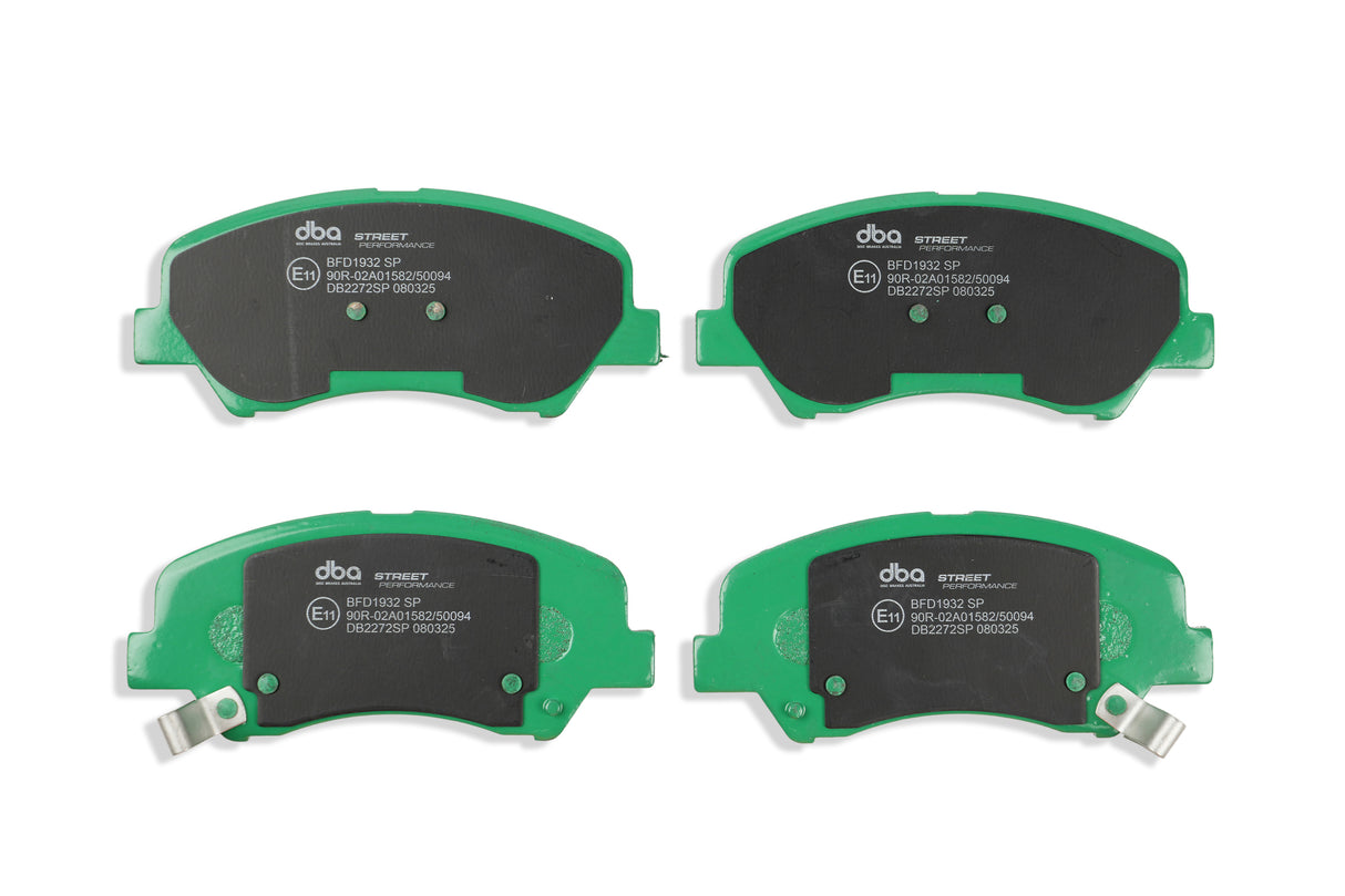 Sp Performance Brake Pads Hyundai I20N N Series No Elec Sensor Provision 2020 -> Front DB2272SP - DBA