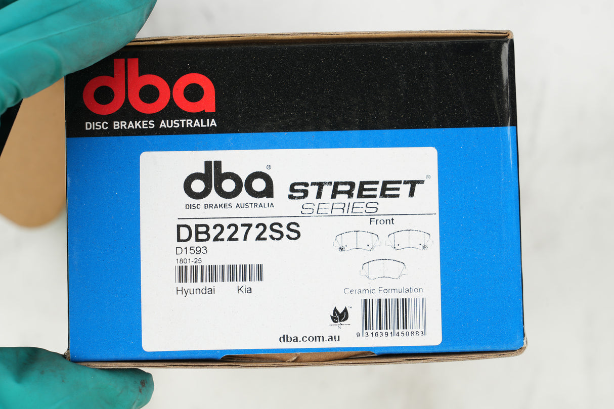 Ss Street Series Brake Pads Hyundai/Kia 2010 On Front DB2272SS - DBA
