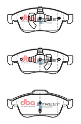 Ss Street Series Brake Pads Renault Megane/Cc 2008 On Front DB2276SS - DBA | Universal Auto Spares