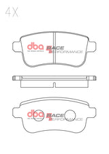 Rp Performance Brake Pads Renault Megane Bfb M5P.402 & M5P.404 (Electronic Park Brake) 2018-2021 Rear DB2277RP - DBA | Universal Auto Spares