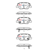 Ssev Street Series Brake Pads Mitsubishi Outlander Zj & Zk Phev Hybrid 2014 2019 Rear DB2294SSEV - DBA