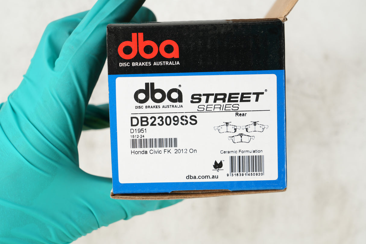 Ss Street Series Brake Pads Honda Civic FK/2012-> Rear DB2309SS - DBA