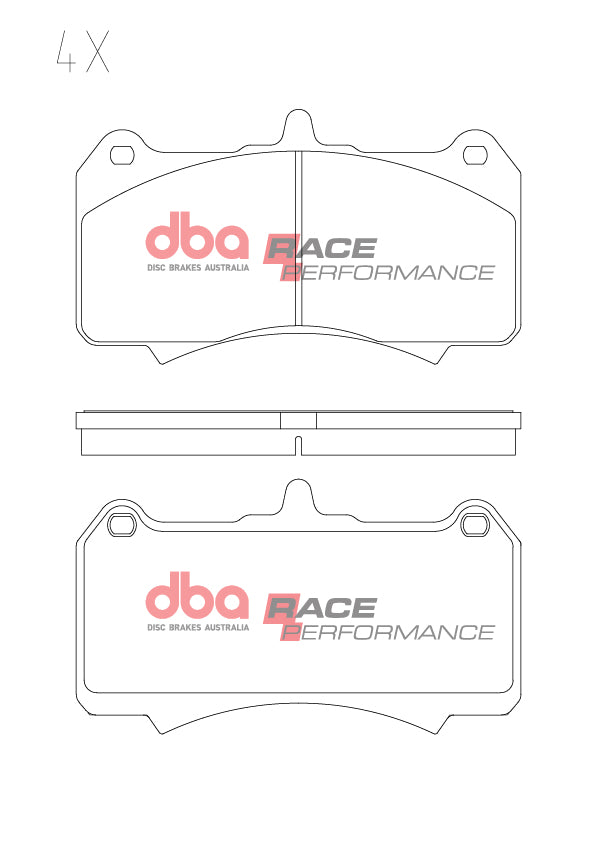 Race Performance Brake Pads Hsv Gts 2017 On Front DB2317RP - DBA