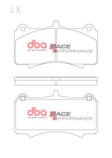Race Performance Brake Pads Hsv Gts 2017 On Front DB2317RP - DBA | Universal Auto Spares