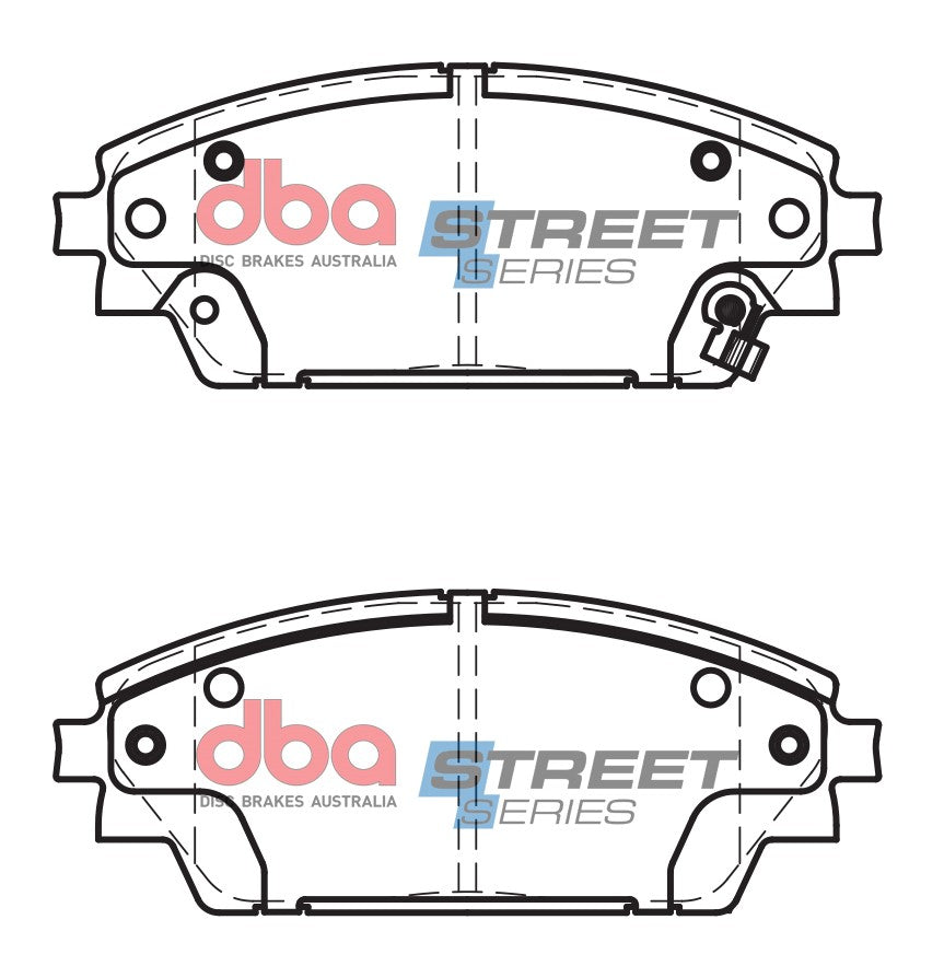 Ss Street Series Brake Pads Mazda 3 Bm BN/2013-> Front DB2330SS - DBA