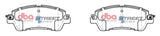 Ss Street Series Brake Pads Mazda 2 2014 On Front DB2334SS - DBA | Universal Auto Spares