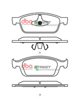 Sp Performance Brake PadsFord Focus Lz St 2015-2018FRONT DB2353SP - DBA | Universal Auto Spares