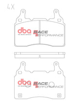 Race Brake Pads Hsv Camaro Tesla 4 Pot Brembo 2018 On Front DB2358ARP - DBA | Universal Auto Spares