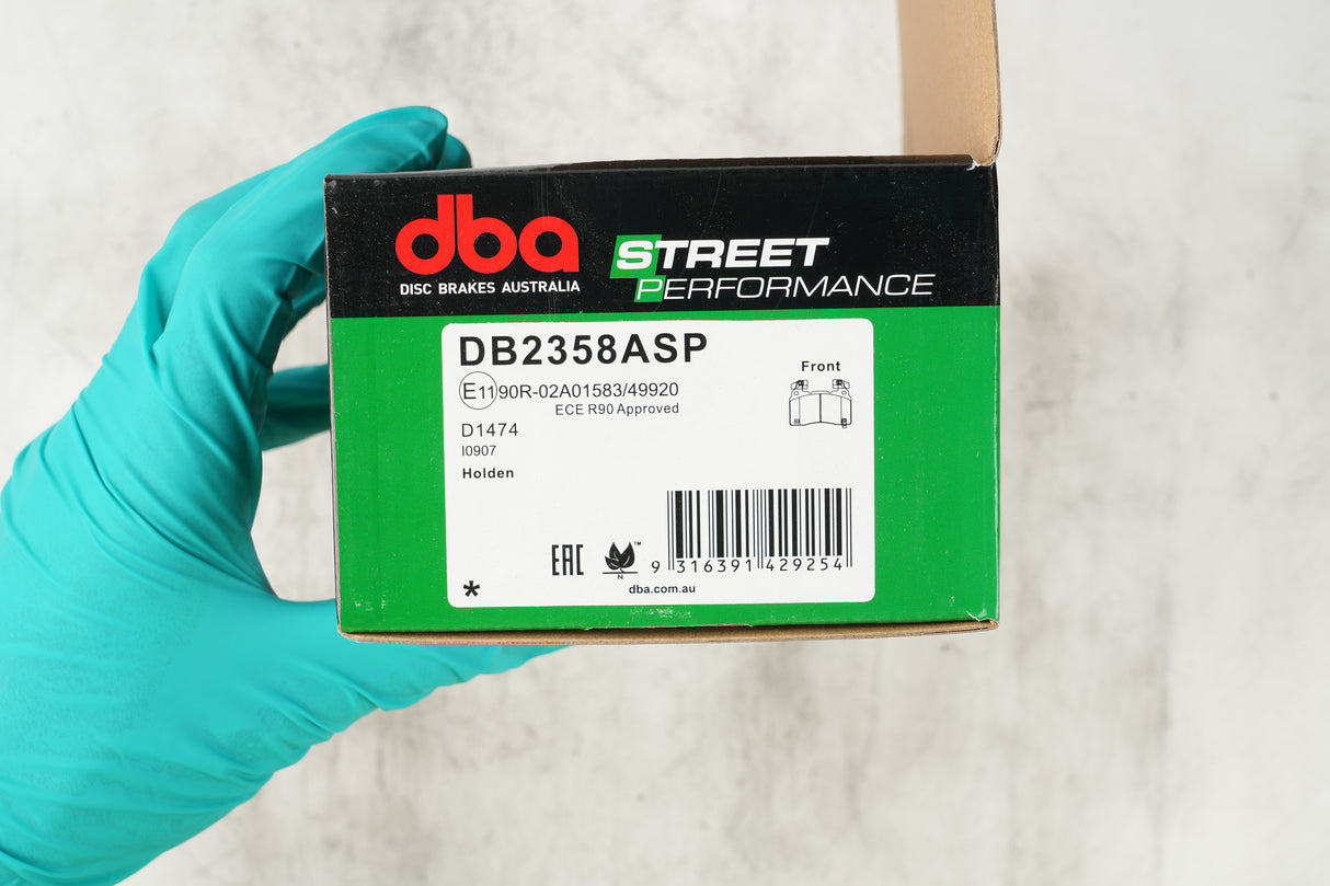 Sp Performance Brake Pads Holden Ve/Vf Ssv Brembo (Rectangle Weight) 2013-2017 Front R90 Approved DB2358ASP - DBA