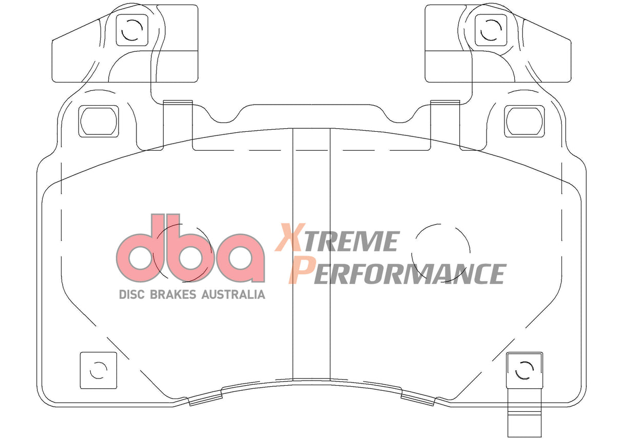 Xp Performance Brake Pads Holden Ve/Vf Ssv Brembo (Rectangle Weight) 2013-2017 Front R90 Approved DB2358AXP - DBA